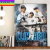 New York Yankees Are 2022 MLB Postseason Bound Home Decor Poster Canvas