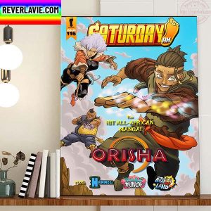 Orisha The Hit All African Manga Home Decor Poster Canvas