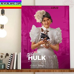 Patti Harrison Is LuLu In Marvel Studios She Hulk Attorney At Law Home Decor Poster Canvas