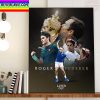Roger Federer Retirement Thank You For The Everything Home Decor Poster Canvas