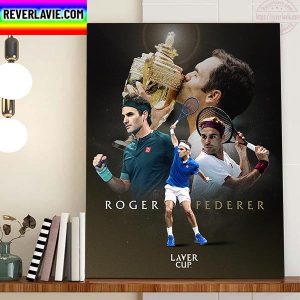 Roger Federer Retirement Thank You For The Everything Home Decor Poster Canvas