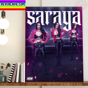 Saraya On AEW Dynamite On TBS Network Home Decor Poster Canvas
