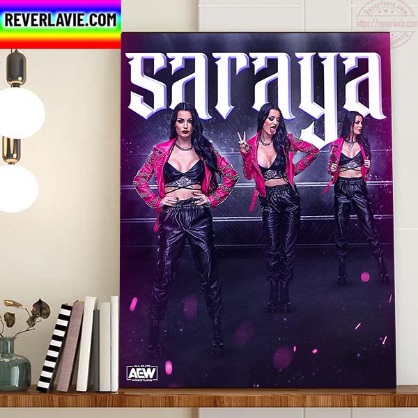 Saraya On AEW Dynamite On TBS Network Home Decor Poster Canvas Saraya On AEW Dynamite On TBS Network Home Decor Poster Canvas