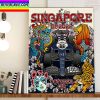 Scuderia AlphaTauri In Singapore GP 2022 Home Decor Poster Canvas