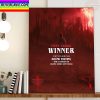 Stranger Things 4 Emmy Award Winner Outstanding Prosthetic Makeup Home Decor Poster Canvas