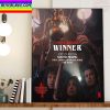 Stranger Things 4 Emmy Award Winner Outstanding Sound Editing Home Decor Poster Canvas