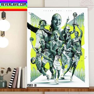 Sue Bird A Legendary Career Thank You Sue Home Decor Poster Canvas