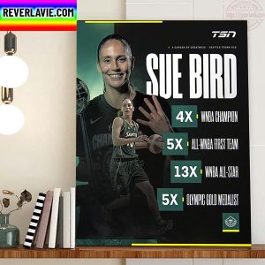 Sue Bird Retirement A Career Of Greatness Home Decor Poster Canvas