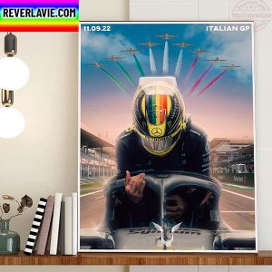 Team LH F1 In Italian GP Home Decor Poster Canvas