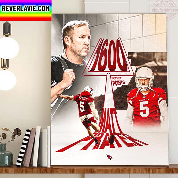 The Arizona Cardinals Matt Prater 1600+ Career Points In NFL Home Decor Poster Canvas The Arizona Cardinals Matt Prater 1600+ Career Points In NFL Home Decor Poster Canvas