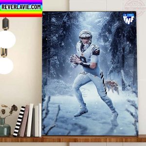 The Iciest QB In The Game Miami Dolphins Vs Cincinnati Bengals In NFL Home Decor Poster Canvas