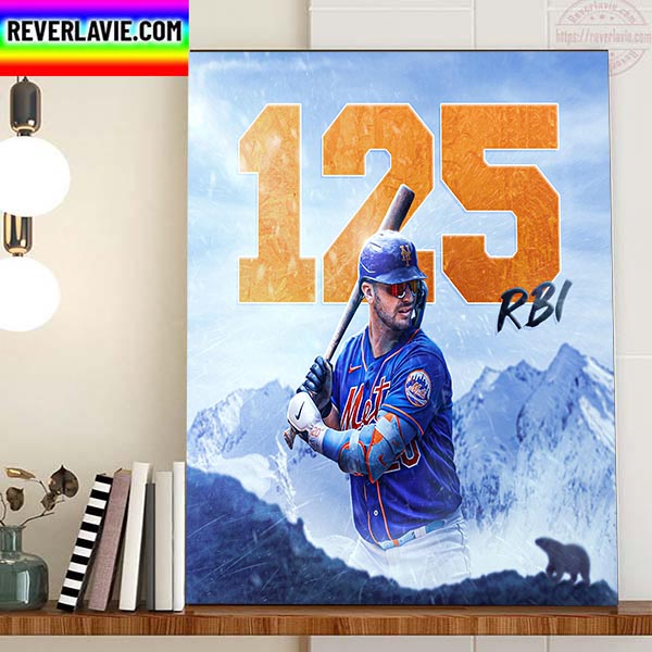 The New York Mets Polar Bear 125 RBI Home Decor Poster Canvas The New York Mets Polar Bear 125 RBI Home Decor Poster Canvas