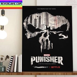 The Punisher Of Marvel Poster Movie Home Decor Poster Canvas