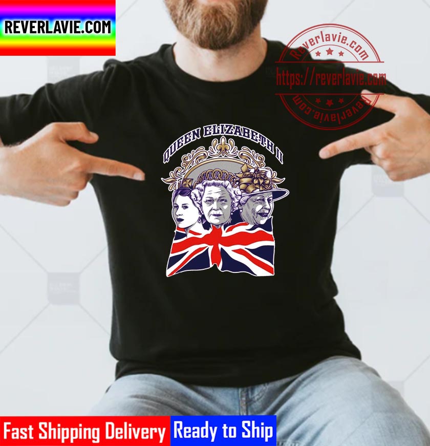Three Faces Of The Legend England And UK RIP Queen Elizabeth II Unisex T-Shirt Three Faces Of The Legend England And UK RIP Queen Elizabeth II Unisex T-Shirt