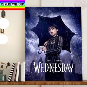 Tim Burton In Wednesday Poster Movie Home Decor Poster Canvas
