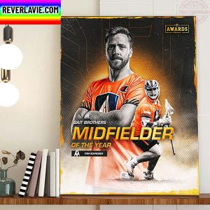 Tom Schreiber Is 2022 Midfielder Of The Year In PLL Home Decor Poster Canvas