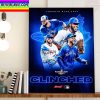 Toronto Blue Jays Clinched The 2022 MLB Postseason Home Decor Poster Canvas