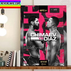 UFC 279 Chimaev Vs Diaz In The Welterweight Bout Title Home Decor Poster Canvas