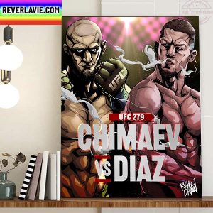 UFC 279 Chimaev vs Diaz It’s Fight Week Home Decor Poster Canvas