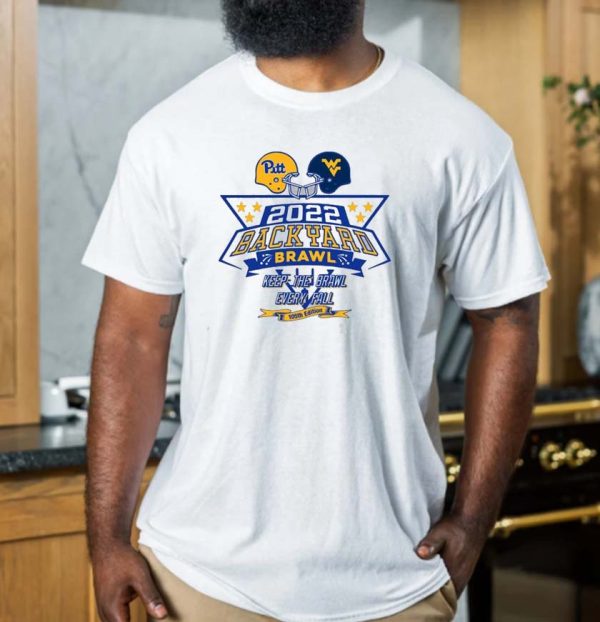 WVU Mountaineers VS Pitt Panthers 2022 Backyard Brawl Keep The Brawl Every Fall T-shirt