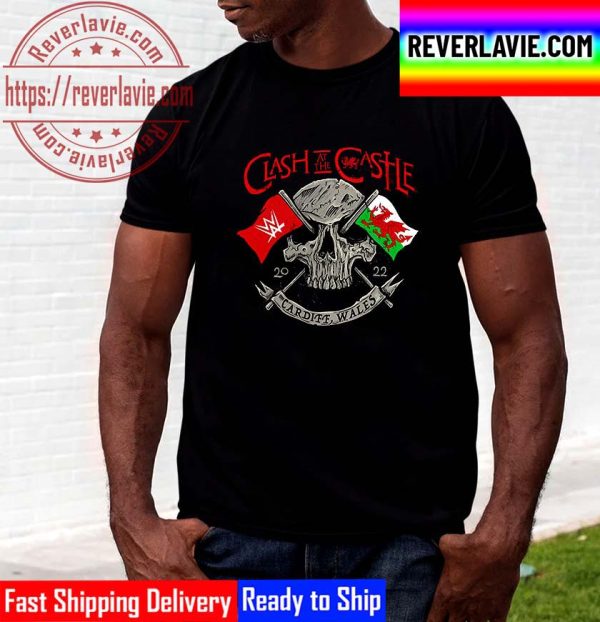 WWE Clash At The Castle 2022 Skull Unisex T-Shirt