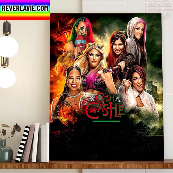 WWE Clash At The Castle A Huge Match Home Decor Poster Canvas WWE Clash At The Castle A Huge Match Home Decor Poster Canvas