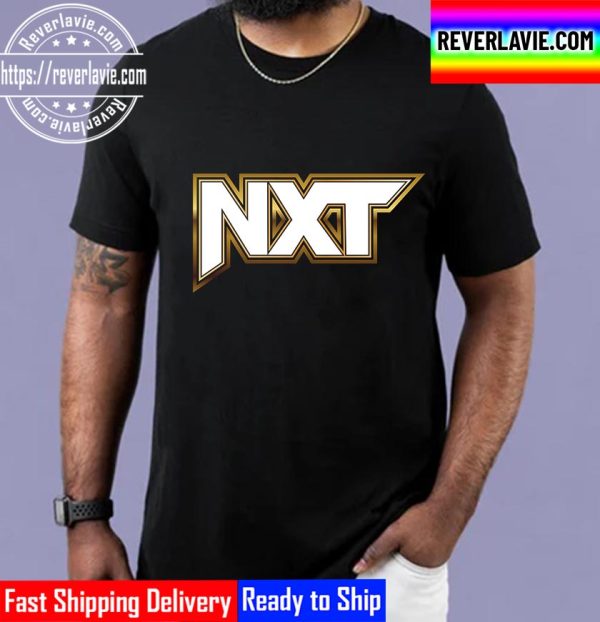 WWE NXT New Logo Black And Gold Unisex T-Shirt