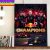 2022 Constructors Champions Is Oracle Red Bull Racing F1 Team Home Decor Poster Canvas