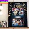 2022 MLB World Series 1 2 Punch Philadelphia Phillies Or Houston Astros Home Decor Poster Canvas