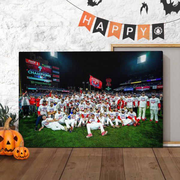 2022 National League Champions Are Philadelphia Phillies Advanced World Series Home Decor Poster Canvas