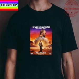 AEW World Championship Hangman Adam Page Vs Jon Moxley Unisex T-Shirt