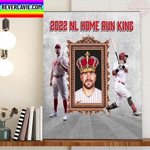 Aaron Johnson Is 2022 NL Home Run King Home Decor Poster Canvas Aaron Johnson Is 2022 NL Home Run King Home Decor Poster Canvas