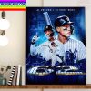 Aaron Judge 62 Home Runs In AL Single Season HR Leader Home Decor Poster Canvas