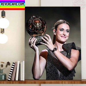 Alexia Putellas Barcelona Player Winner Womens Ballon dOr 2022 Home Decor Poster Canvas