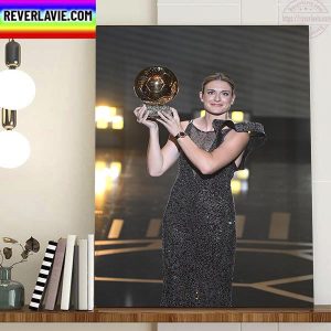 Alexia Putellas Is Barcelona Player Winner 2022 Womens Ballon dOr Home Decor Poster Canvas