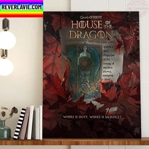 Alicent Hightower In House Of The Dragon Fan Art Home Decor Poster Canvas