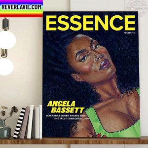 Angela Bassett Wakanda’s Queen On Brand New Essence Cover Home Decor Poster Canvas