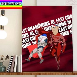 Atlanta Braves Are Champions The NL East Champions Home Decor Poster Canvas