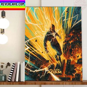 Black Adam DC The Movie Home Decor Poster Canvas