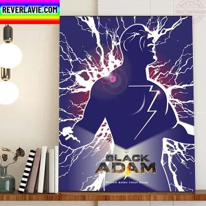 Black Adam Power Born From Rage DC Comics Home Decor Poster Canvas