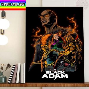 Black Adam Team Up DC Comics Home Decor Poster Canvas