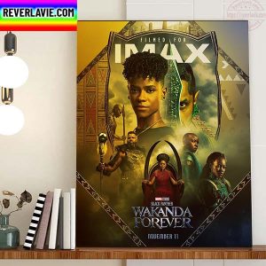 Black Panther Wakanda Forever Of Marvel Studios New Poster On Imax Home Decor Poster Canvas