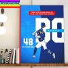 Julio Rodriguez Is 2022 Baseball America Rookie Of The Year Home Decor Poster Canvas