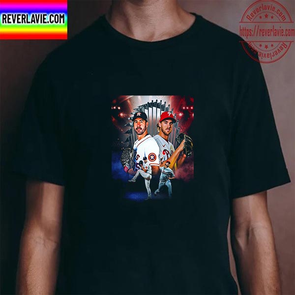 Bryce Harper And Justin Verlander Ready To Show 2022 MLB World Series Unisex T-Shirt Bryce Harper And Justin Verlander Ready To Show 2022 MLB World Series Unisex T-Shirt
