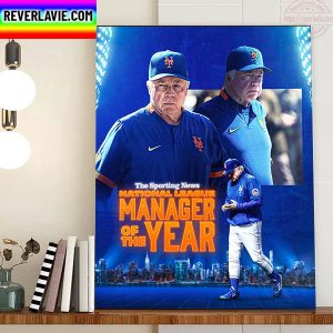 Buck Showalter The Sporting News NL Manager Of The Year Home Decor Poster Canvas