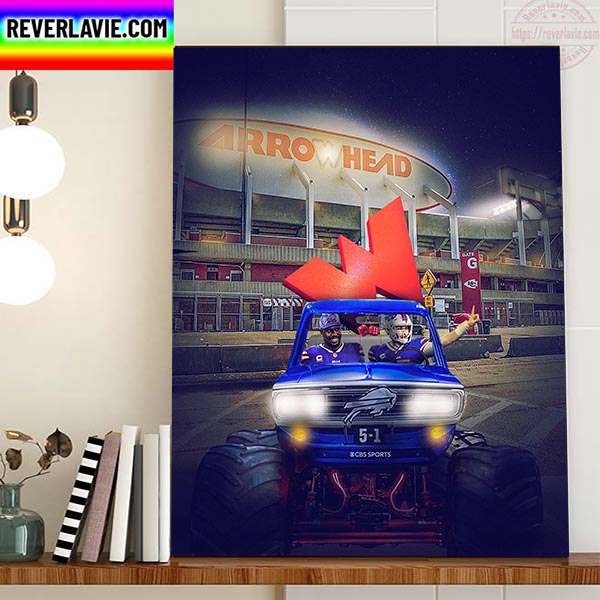 Buffalo Bills Are Leaving KC With The W Home Decor Poster Canvas Buffalo Bills Are Leaving KC With The W Home Decor Poster Canvas