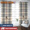 Burberry Signature Logo With Signature Plaid Premium Window Curtain