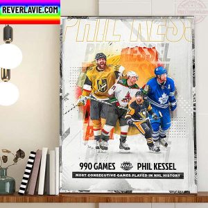 Congratulations To Phil Kessel Is The New Iron Man Of NHL Home Decor Poster Canvas