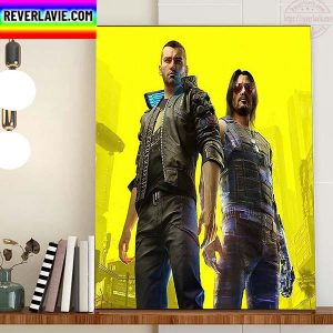 Cyberpunk 2077 X Keanu Reeves Home Decor Poster Canvas