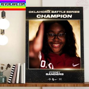 Cydney Sanders Oklahoma Battle Series Champion Home Decor Poster Canvas